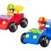 Nursery/Baby Orange Tree Toys | Orange Tree Wooden Racing Car Set