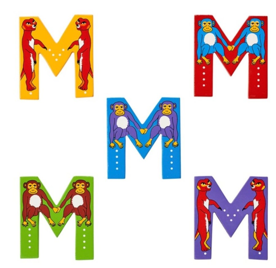 Nursery/Baby Lanka Kade | Lanka Kade Wooden Animal Letter M