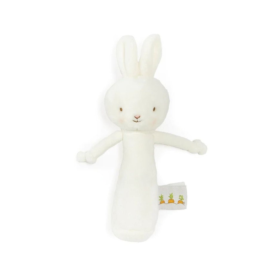 Nursery/Baby Bunnies by the Bay | Bunnies By The Bay Friendly Chime White Bunny Rattle