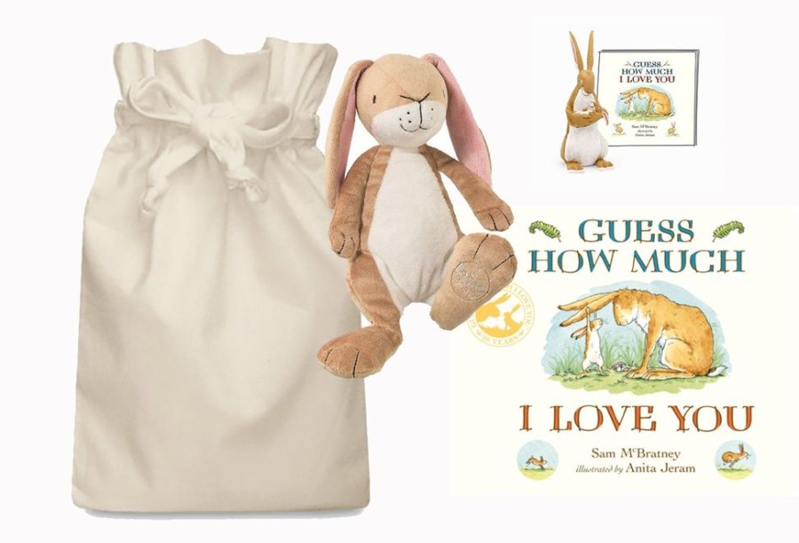 Nursery/Baby Story Sack | Guess How Much I Love You, Tonie, Bunny Soft Toy & Book Story Sack