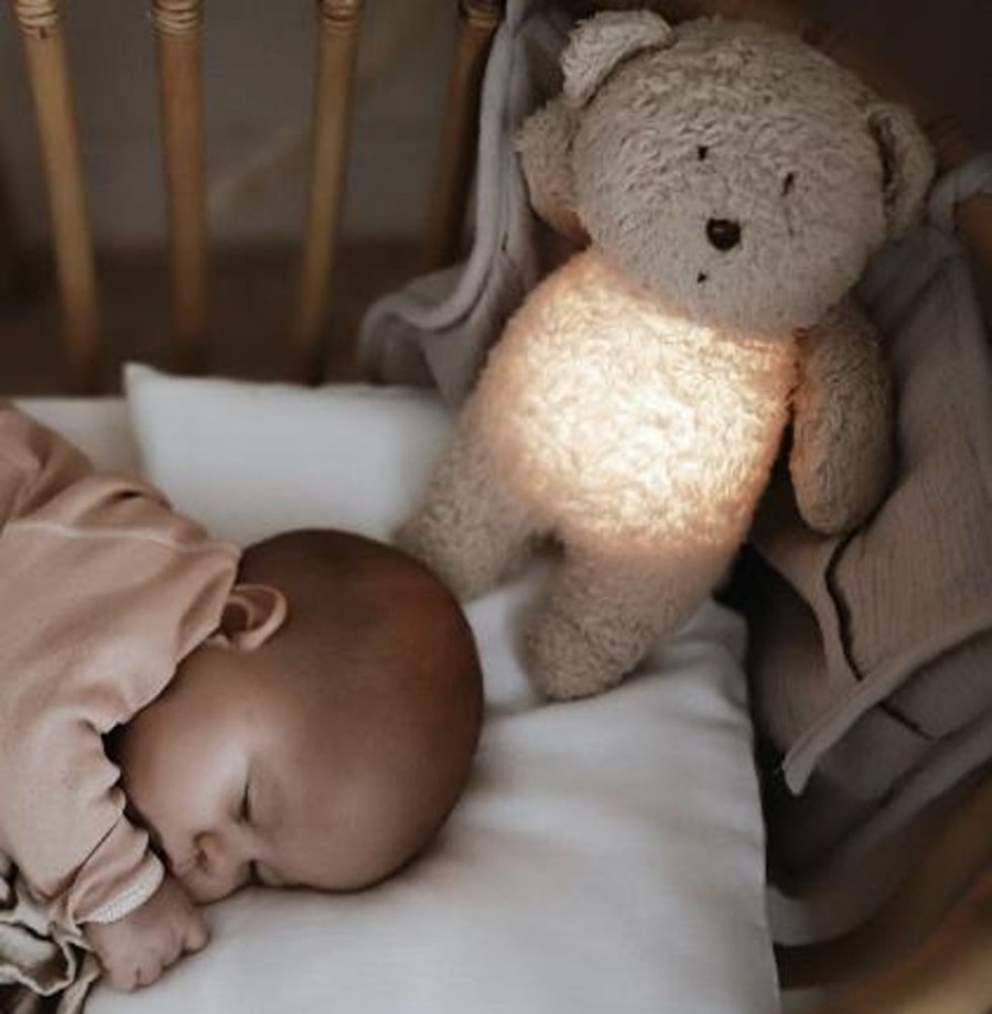 Nursery/Baby Moonie | Honey Organic Humming Bear With Night Light