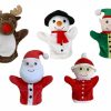 Nursery/Baby Puppet company | Puppet Company Set Of 5 Christmas Hand Puppets