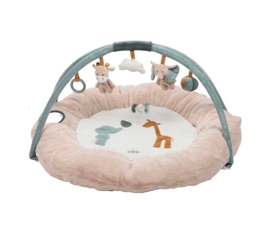 Nursery/Baby Nattou | Nattou Iris And Lali - Stuffed Playmat With Arches (Direct Shipping)