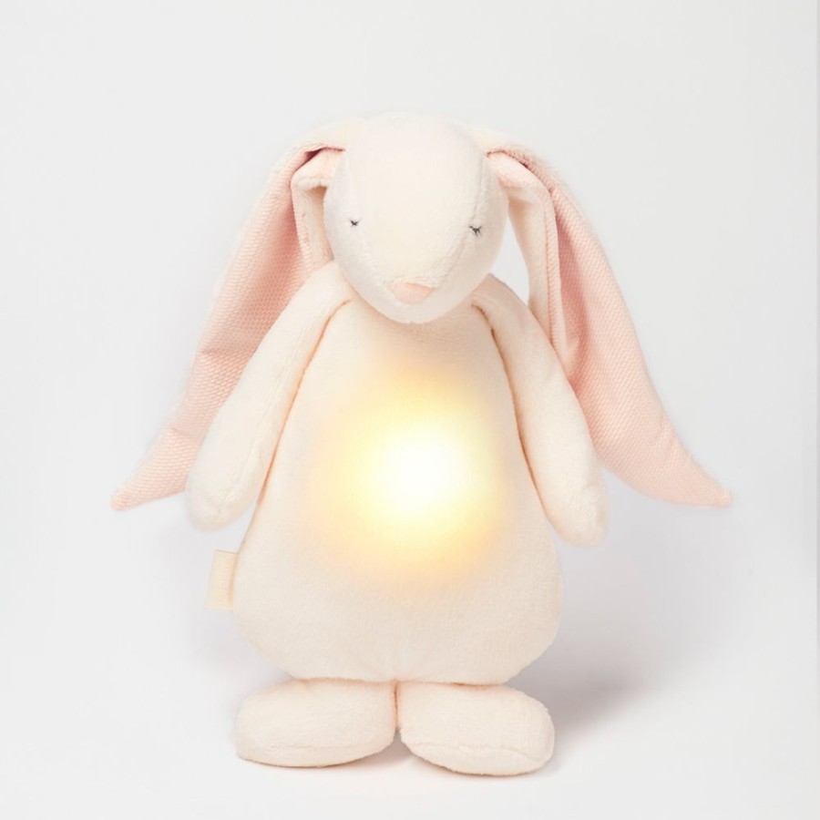 Nursery/Baby Moonie | Moonie Powder Pink Sound & Light Rabbit