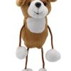 Nursery/Baby The Puppet Company | Puppet Company Brown And White Dog Finger Puppet