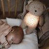 Nursery/Baby Moonie | Grey Organic Humming Bear With Night Light