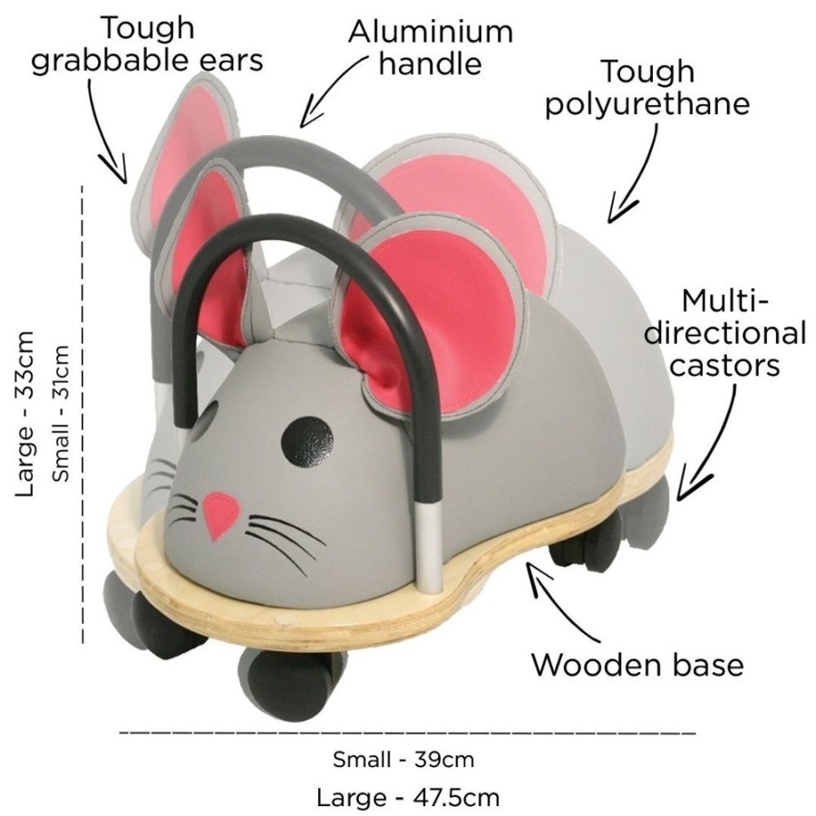 Nursery/Baby Wheelybug | Wheelybug Mouse Ride On (Direct Shipping)