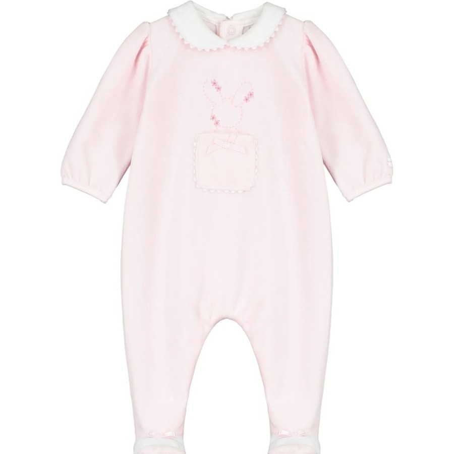 Nursery/Baby Emile et Rose | Emile Rose Girls Pink Babygrow 2516Pp