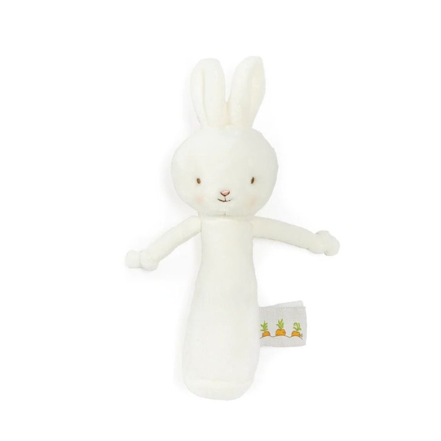 Nursery/Baby Bunnies by the Bay | Bunnies By The Bay Friendly Chime White Bunny Rattle