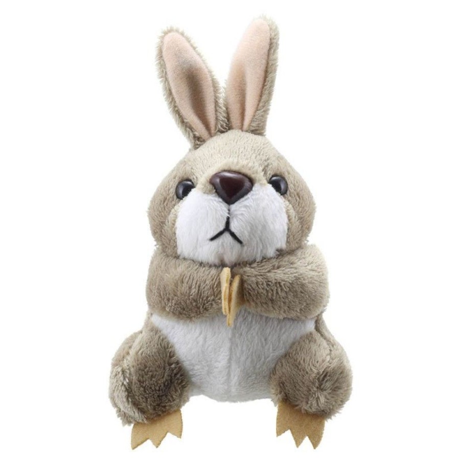 Nursery/Baby The Puppet Company | Puppet Company Grey Rabbit Finger Puppet