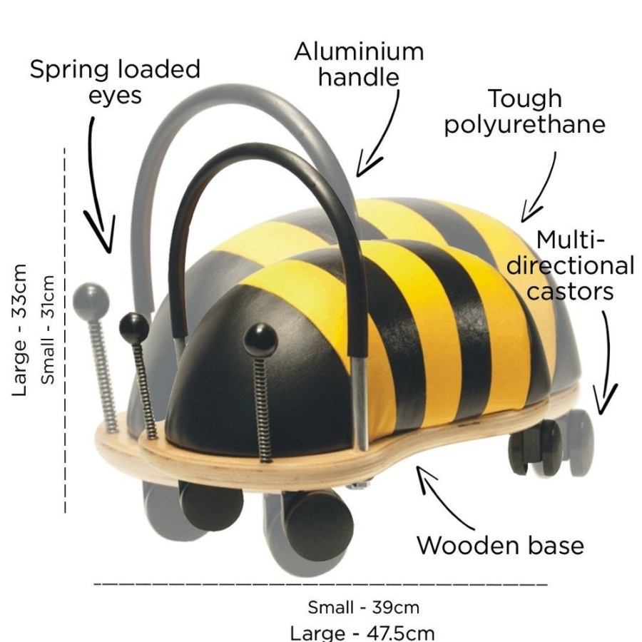 Nursery/Baby Wheelybug | Wheelybug Bee Ride On (Direct Shipping)