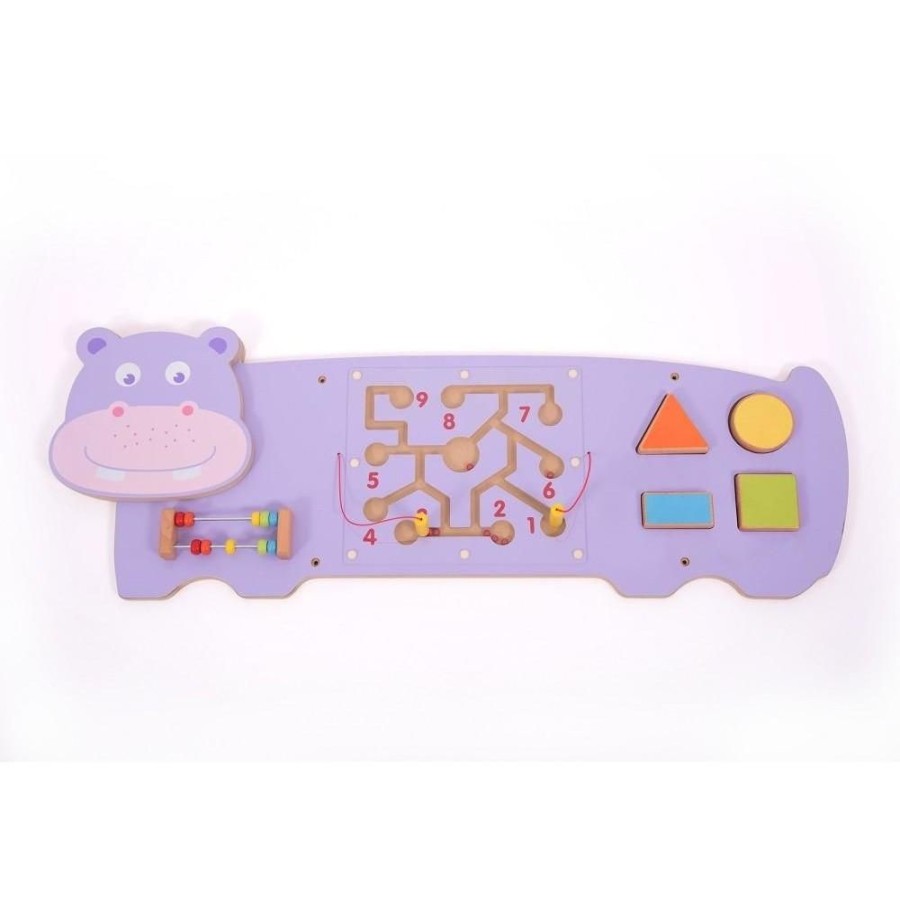 Nursery/Baby Commotion | Hippo Activity Wall Panel (Direct Shipping)