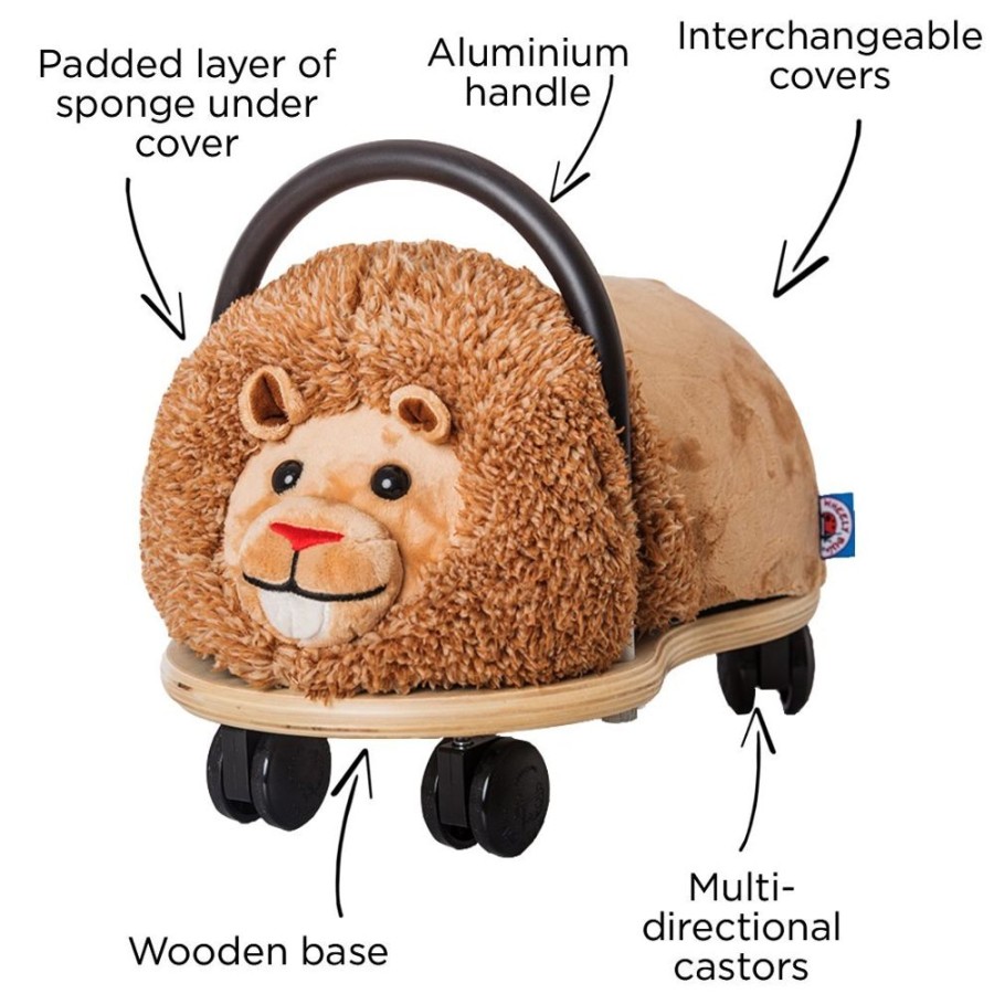 Nursery/Baby Wheelybug | Wheelybug Lion Ride On - Plush (Direct Shipping)