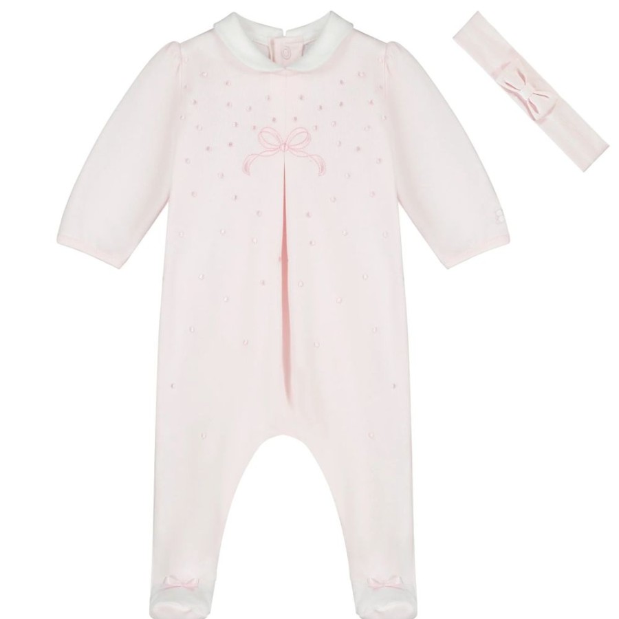 Nursery/Baby Emile et Rose | Emile Rose Girls Daphne Pink Sleepsuit 2536Pp/23S50