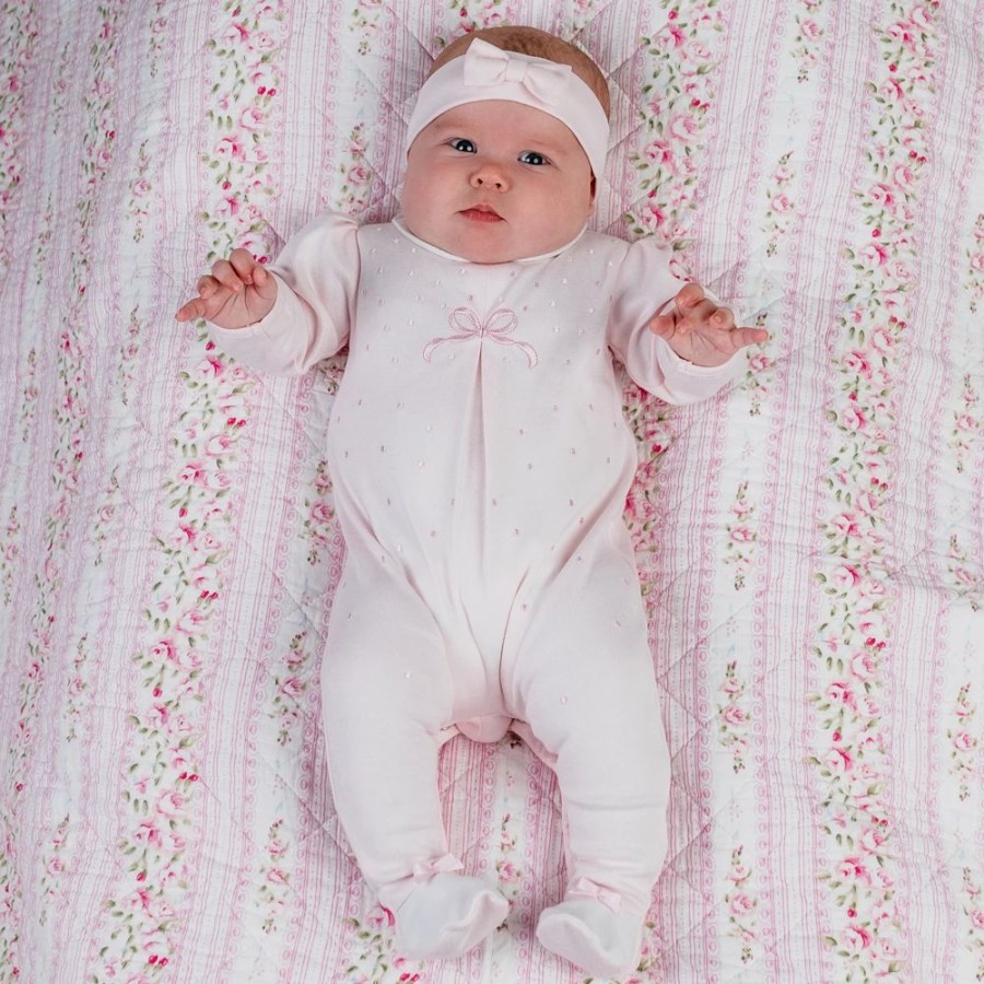 Nursery/Baby Emile et Rose | Emile Rose Girls Daphne Pink Sleepsuit 2536Pp/23S50