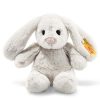 Nursery/Baby Steiff | Steiff Small Grey Hoppie Rabbit Soft Toy (18Cm)