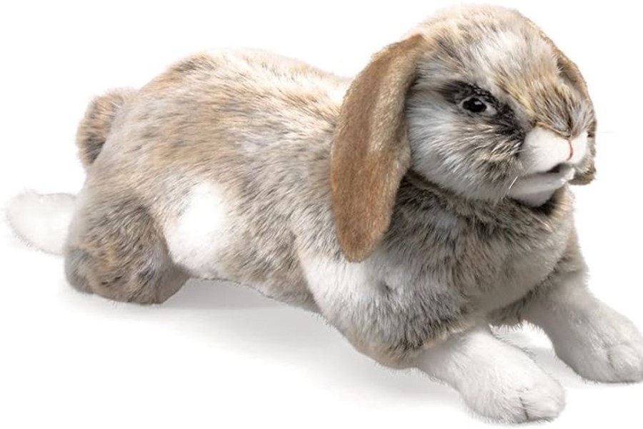 Nursery/Baby Folkmanis Life Like Puppets | Folkmanis Holland Lop Eared Rabbit Hand Puppet