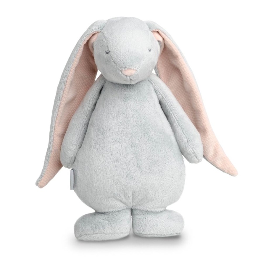 Nursery/Baby Moonie | Moonie Grey/Pink Sound And Light Rabbit