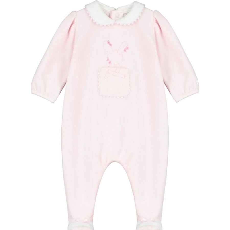 Nursery/Baby Emile et Rose | Emile Rose Girls Pink Babygrow 2516Pp