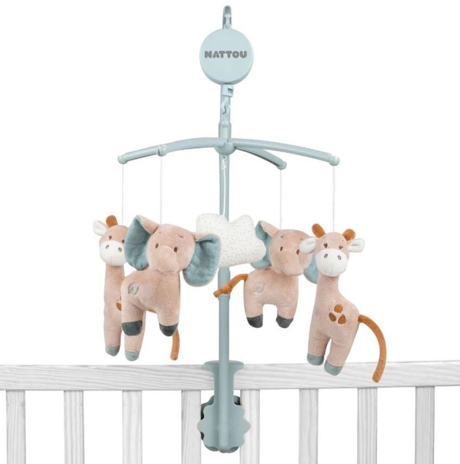 Nursery/Baby Nattou | Nattou Mobiles Luna & Axel (Direct Shipping)