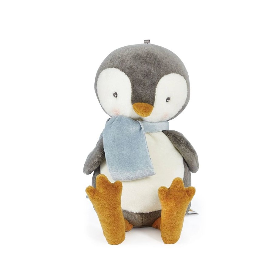 Nursery/Baby Bunnies by the Bay | Bunnies By The Bay Snowcone The Penguin Soft Toy With Scarf