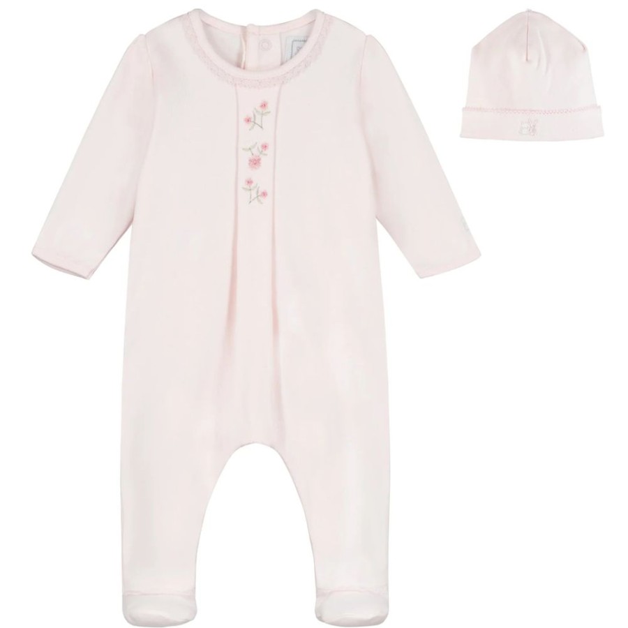 Nursery/Baby Emile et Rose | Emile Rose Girls Delta Pink Sleepsuit 2539Pp