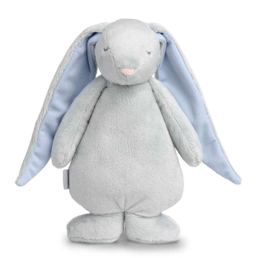 Nursery/Baby Moonie | Moonie Grey/Blue Sound And Light Rabbit