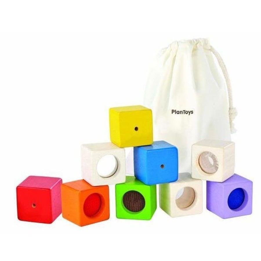 Nursery/Baby Plan Toys | Plan Toys Sensory Activity Blocks