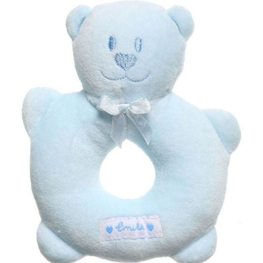 Nursery/Baby Emile et Rose | Velour Bear Ring Rattle