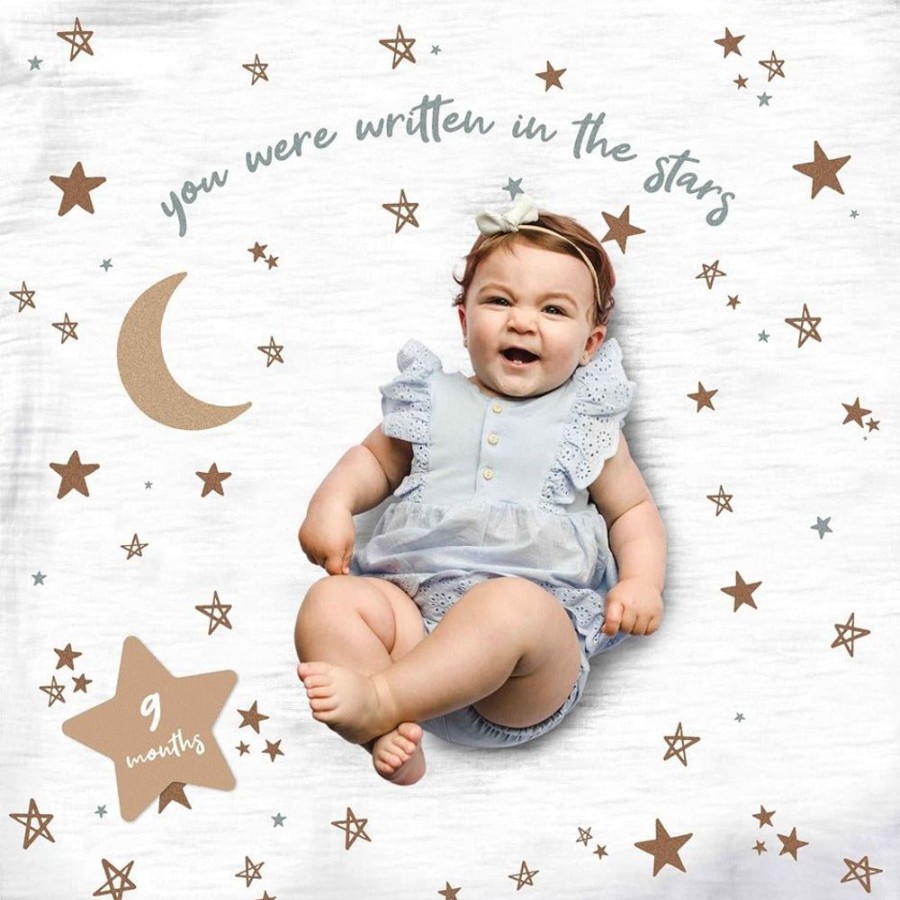 Nursery/Baby Lulujo | Lulujo Baby'S First Year Milestone Blanket & Cards Set