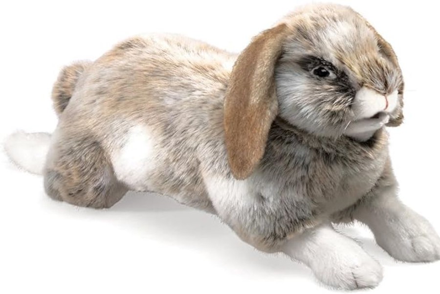 Nursery/Baby Folkmanis Life Like Puppets | Folkmanis Holland Lop Eared Rabbit Hand Puppet