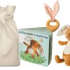 Nursery/Baby Mary Meyer | Leika Little Bunny Story Sack With Soft Toy And Teether