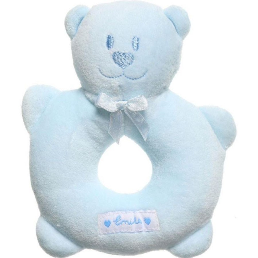 Nursery/Baby Emile et Rose | Velour Bear Ring Rattle