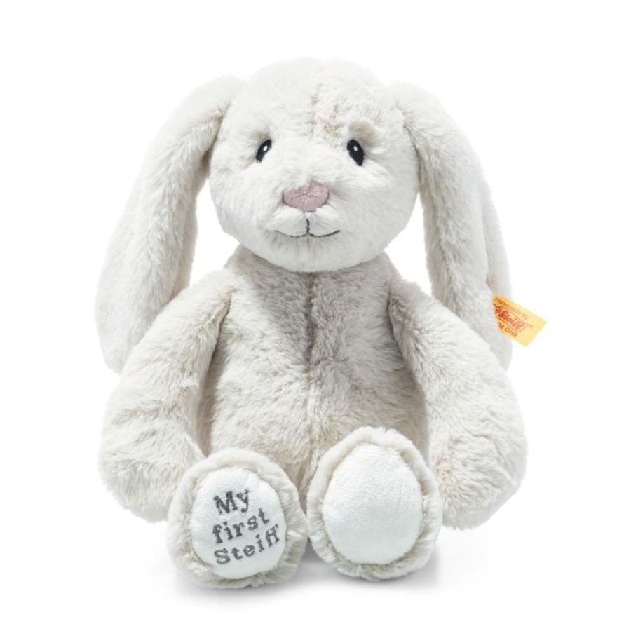 Nursery/Baby Steiff | My First Steiff Grey Hoppie Rabbit Soft Toy 242342