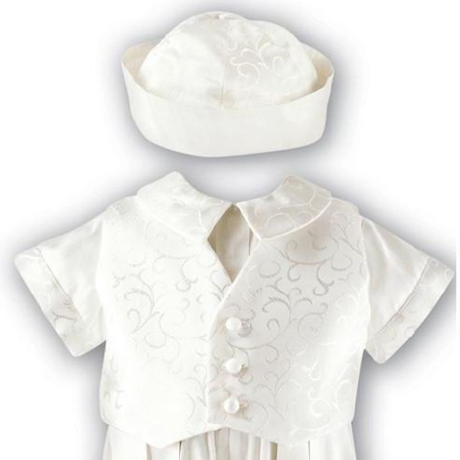 Nursery/Baby Sarah Louise | Sarah Louise Boys Silk Romper