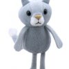 Nursery/Baby The Puppet Company | Puppet Company Grey Cat Finger Puppet