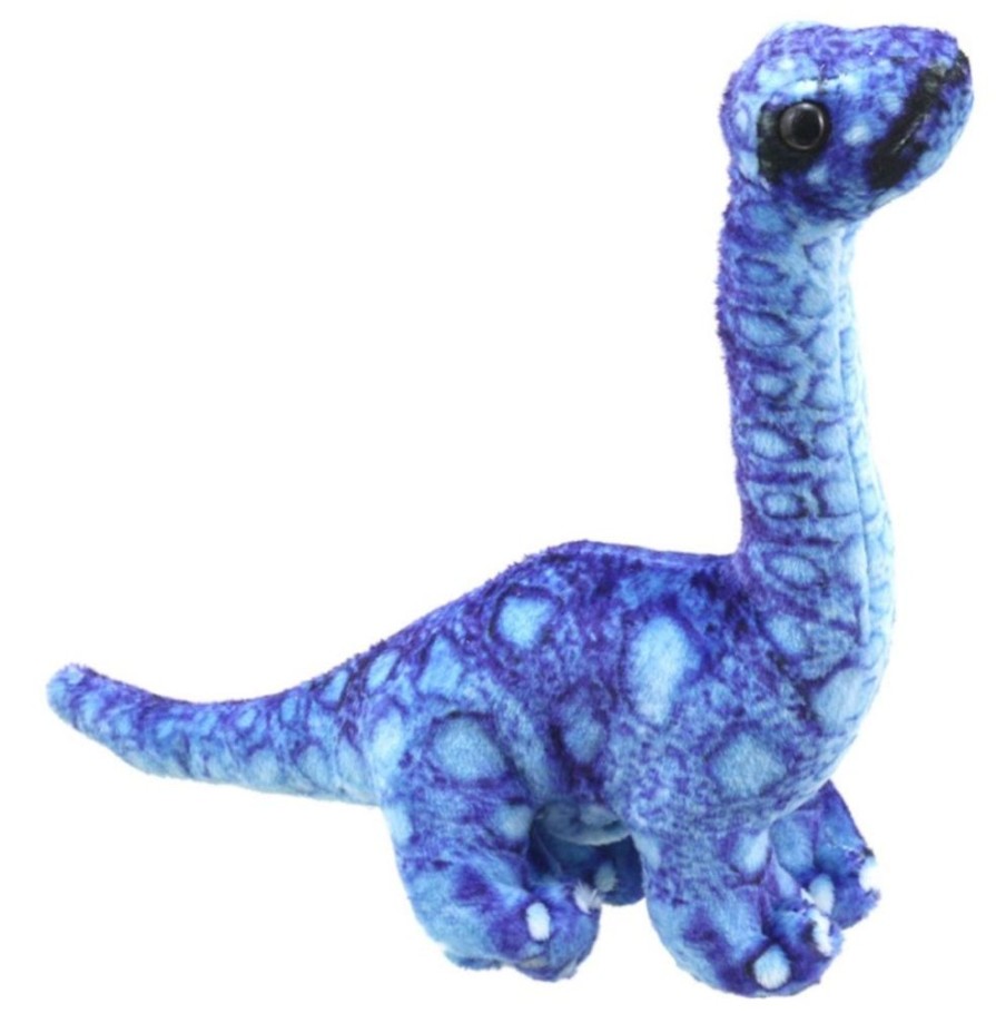 Nursery/Baby The Puppet Company | Puppet Company Brontosaurus (Blue) Finger Puppet