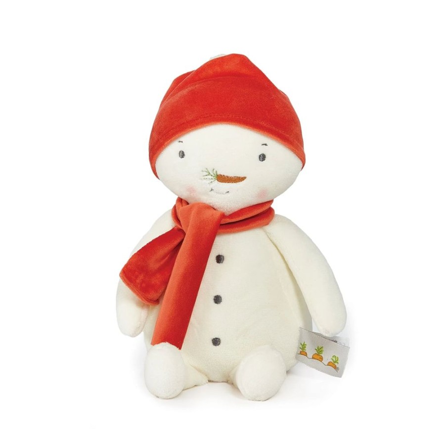 Nursery/Baby Bunnies by the Bay | Bunnies By The Bay Snowman Soft Toy With Hat And Scarf