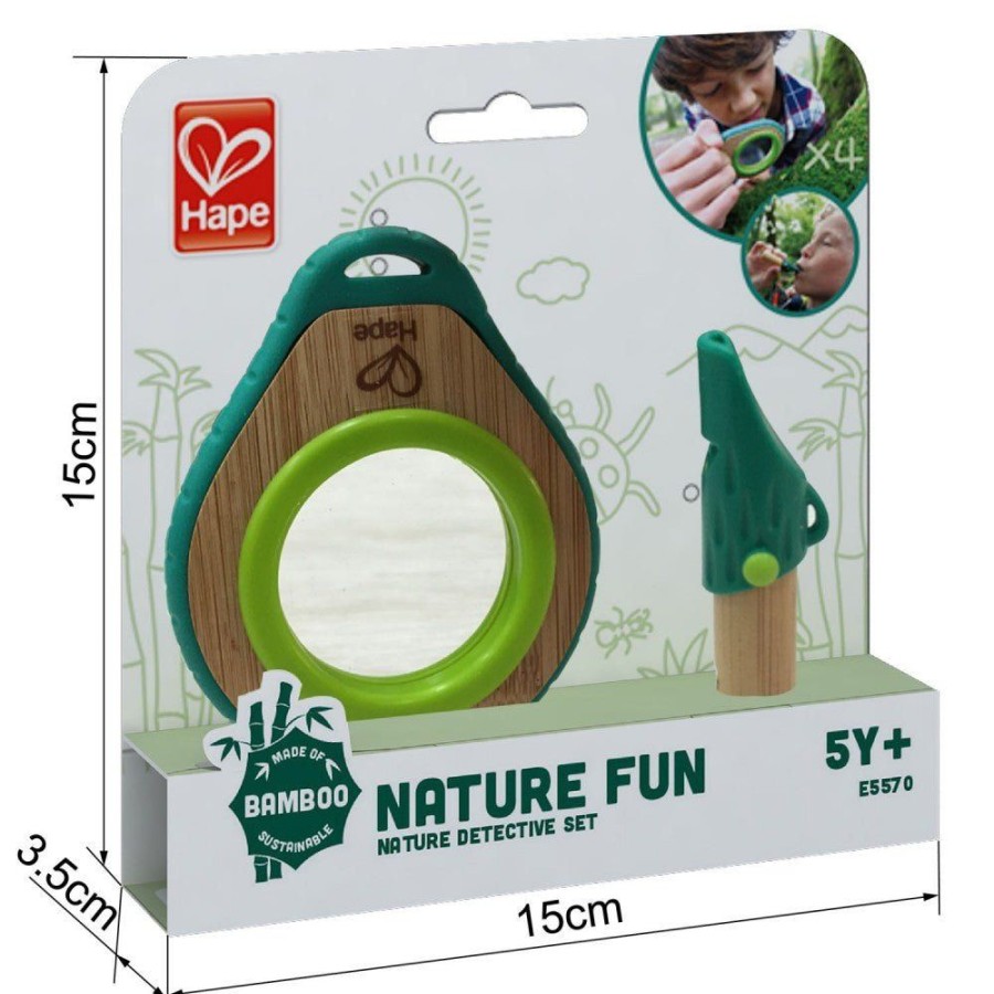 Nursery/Baby Beleduc Toys | Hape Bamboo Nature Detective Set