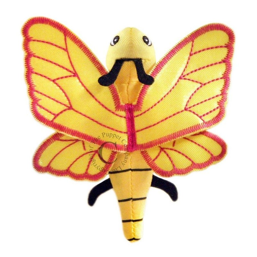 Nursery/Baby The Puppet Company | Puppet Company Yellow Butterfly Finger Puppet