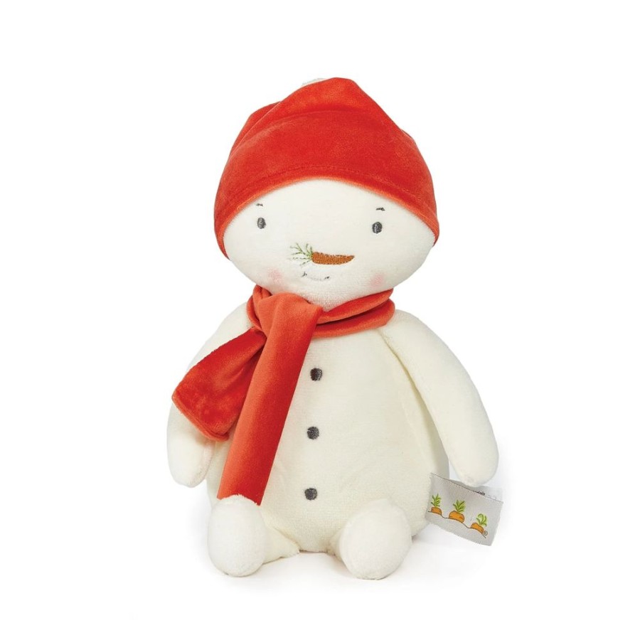 Nursery/Baby Bunnies by the Bay | Bunnies By The Bay Snowman Soft Toy With Hat And Scarf