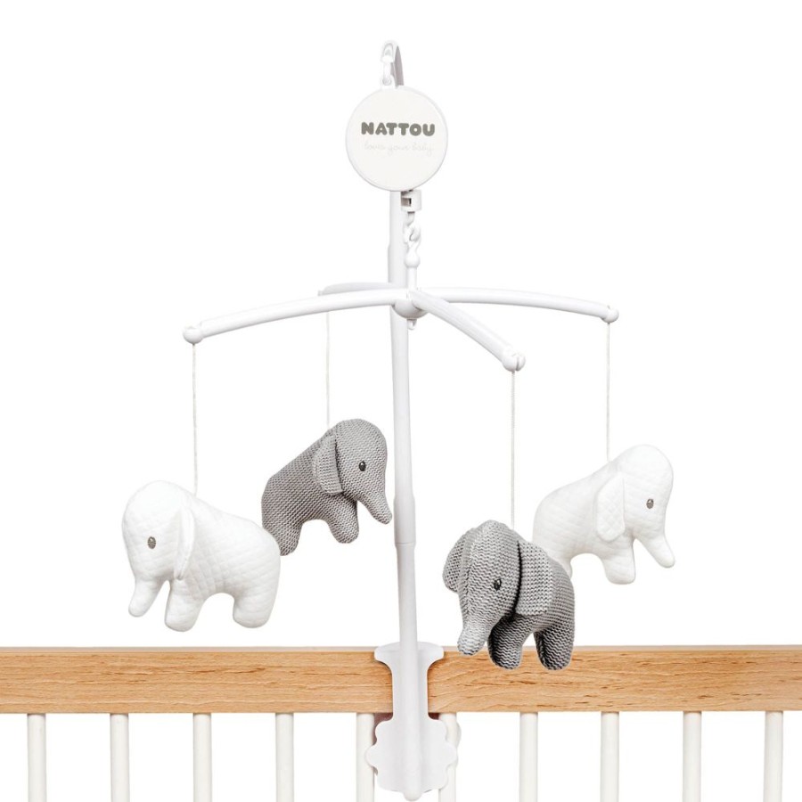 Nursery/Baby Nattou | Nattou Mobiles Tembo Elephant (Direct Shipping)