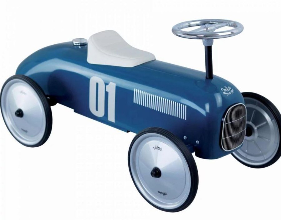 Nursery/Baby Vilac | Vilac Classic Metal Racing Car Ride On (Direct Shipping)