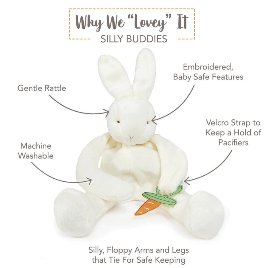 Nursery/Baby Bunnies by the Bay | Bunnies By The Bay Bun Bun Silly Buddy Cream Bunny