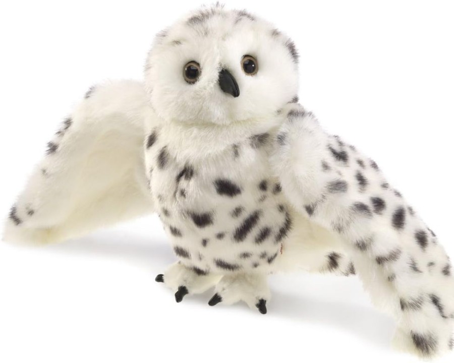 Nursery/Baby Folkmanis Life Like Puppets | Folkmanis Snowy Owl Hand Puppet