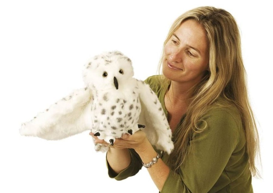 Nursery/Baby Folkmanis Life Like Puppets | Folkmanis Snowy Owl Hand Puppet