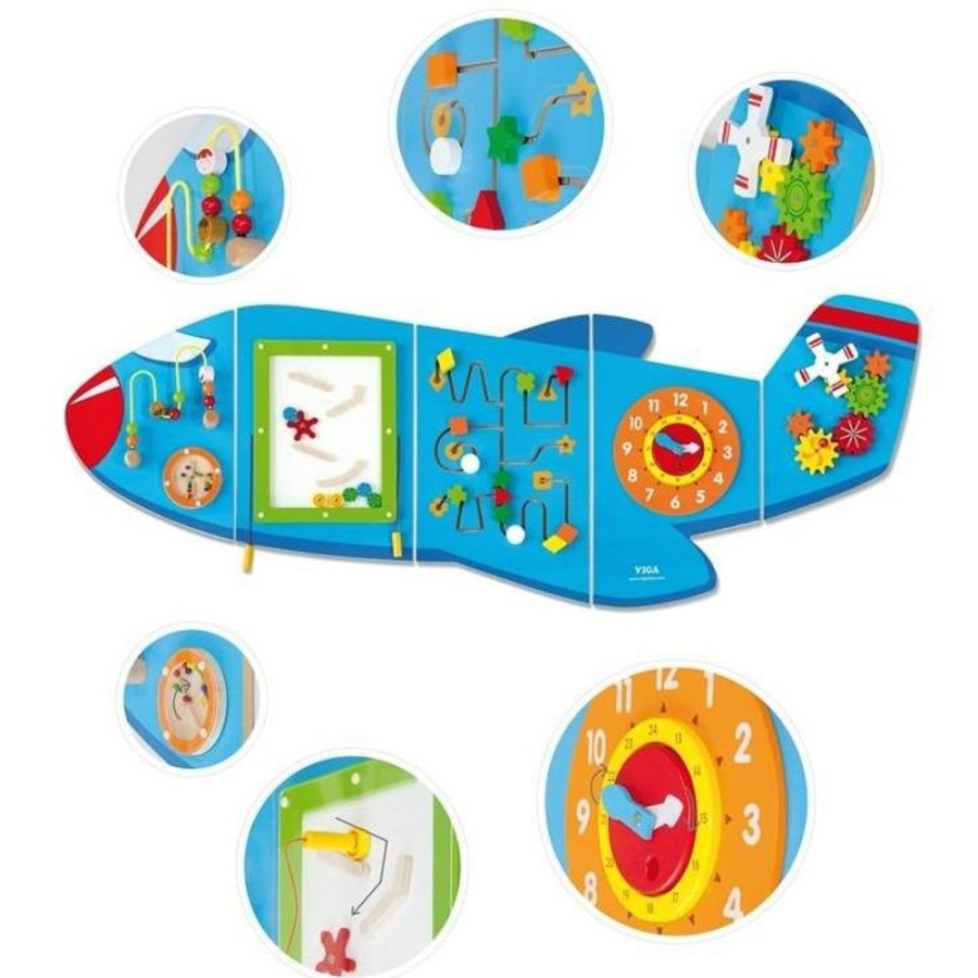 Nursery/Baby Commotion | Aeroplane Wall Activity Panel 76083 (Direct Shipping)